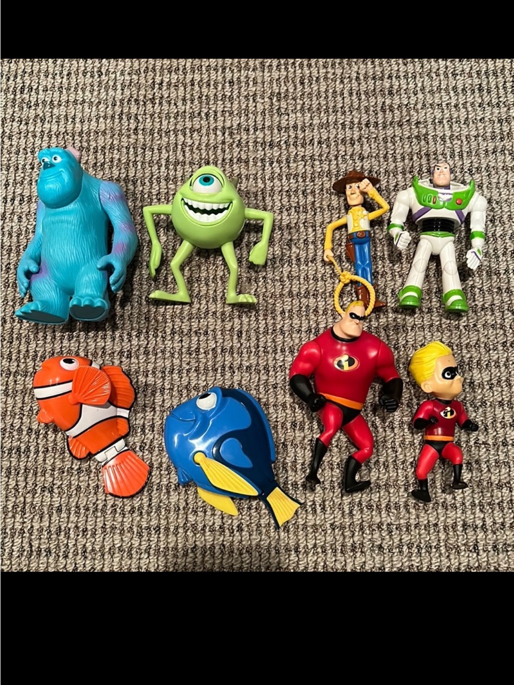 2005 McDonald’s Disney Pixar Happy Meal Lot Toy Story Nemo Incredibles Monsters